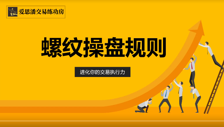 【爱思潘】 螺纹操盘规则 螺纹钢操盘录像 爱思潘投资培训视频教学