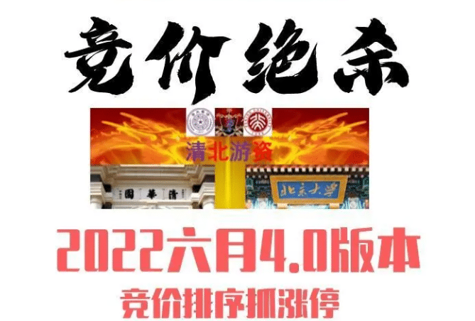 【清北游资】2022清北游资竞价绝杀4.0最新极速版指标