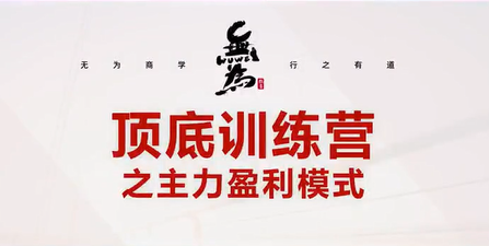 无为：抄底逃顶实战训练营
