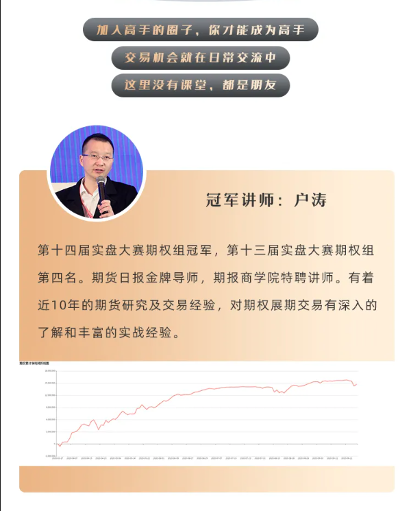  户涛期权冠军的实战投资沙龙（2022年）