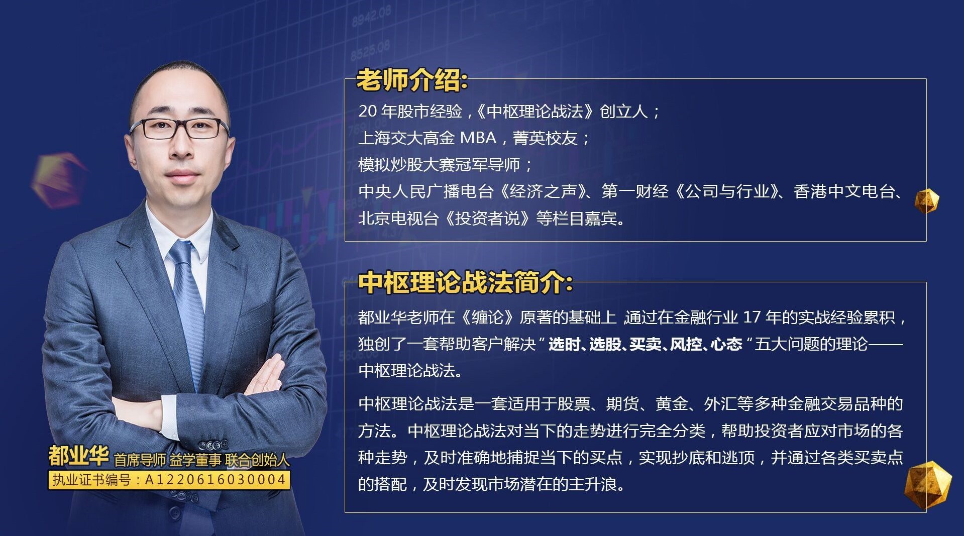 都业华财富锦囊《中枢理论战法》2024年中枢新系统课 视频+文档