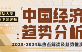 清华大学靳卫萍老师：中国经济趋势分析