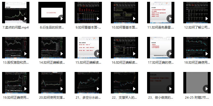 抖音德子股票系统课程 抖音德子讲股票