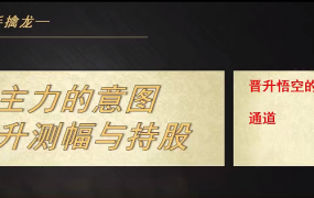射手擒龙20250711主力的意图-主升测幅与持股