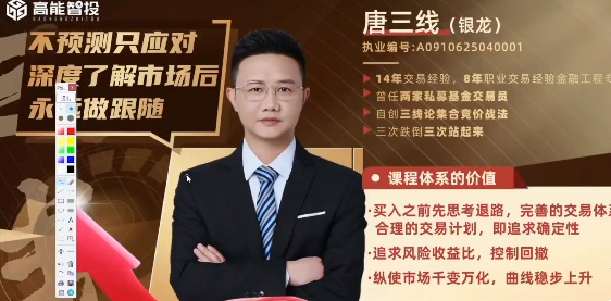 唐银龙(唐三线)三线论集合竞价实战复盘训练课